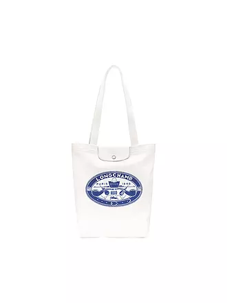 LONGCHAMP | Le Pliage x Constantin Shopper Medium, Ecru | 